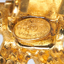 Chanel | Pre-Owned CC Drop Earrings | Gold