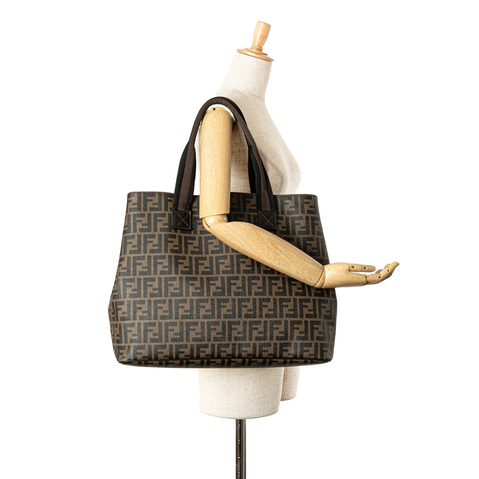 Fendi | Pre-Owned Zucca Spalmati Tote | Brown