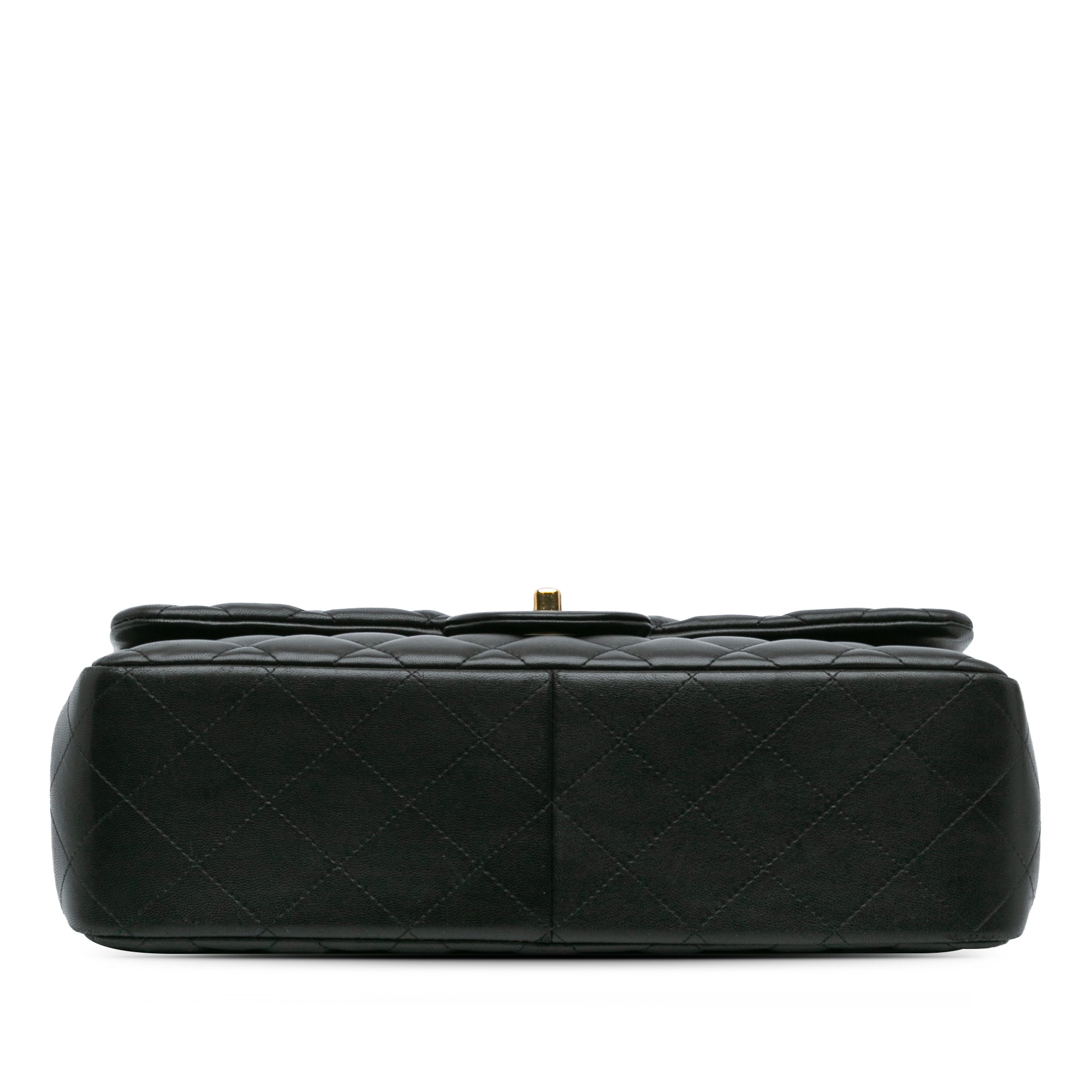 Chanel | Pre-Owned Jumbo Classic Lambskin Double Flap - II | Black