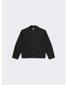 Veert | Men | Structured Wool Jacket With Removable Retro Logo Pin | Black