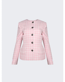 Versace | Women | Contrasto Hourglass Jacket | Pastel Pink