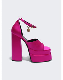 Versace | Women | Medusa Aevitas Platform Sandals | Deep Fuchsia