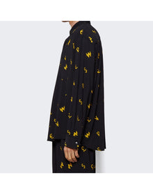 Vetements | Men | Currency Fluid Jersey Shirt | Black