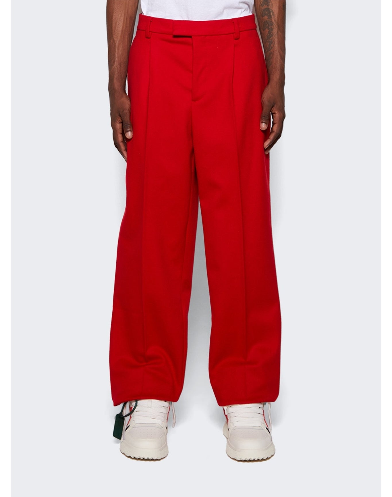 Vetements | Men | Wool Tailored Pant | Red