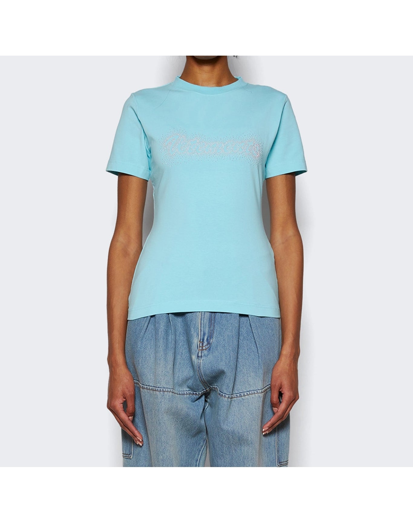 Vetements | Women | Bling Logo Tee | Mint