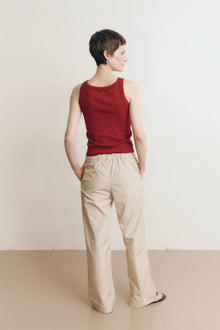 Clara Stripe Pant | Dune-Stripe