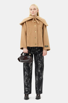 Double Face Wool Jacket | Latte