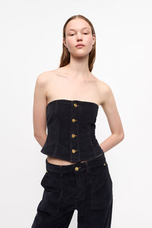 Washed Corduroy Top | Sky Captain