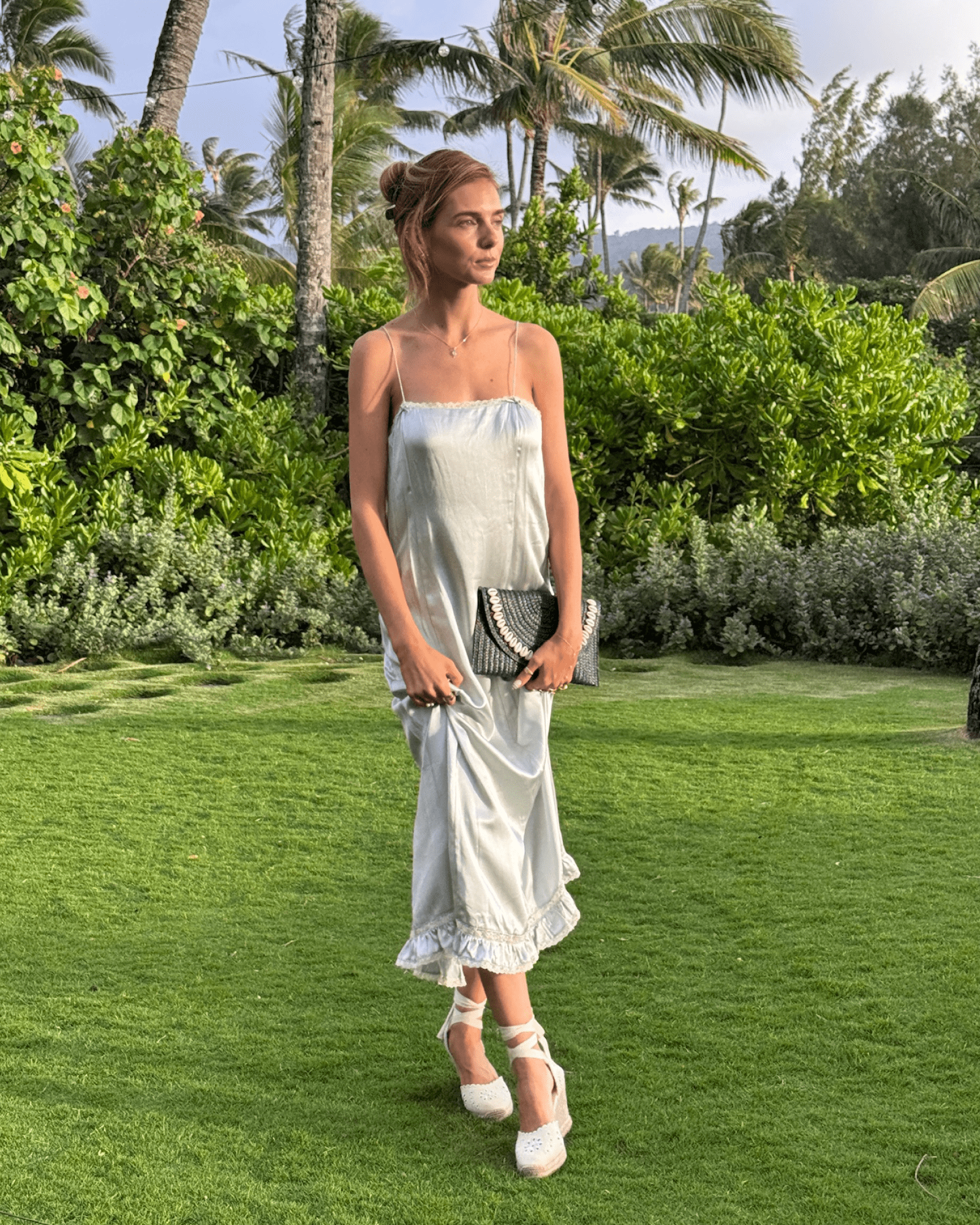 Women's Marseille Wedge Espadrille | Eyelet | La Concha Ivory - Women's Espadrilles - Eyelet - La Concha Ivory - Soludos -