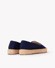 Women's Platform Smoking Espadrille | Woven Color | Armada Blue - Womens Espadrilles - Armada Blue - ET2C - 
