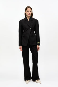 Heavy Cotton Tailoring Blazer | Black