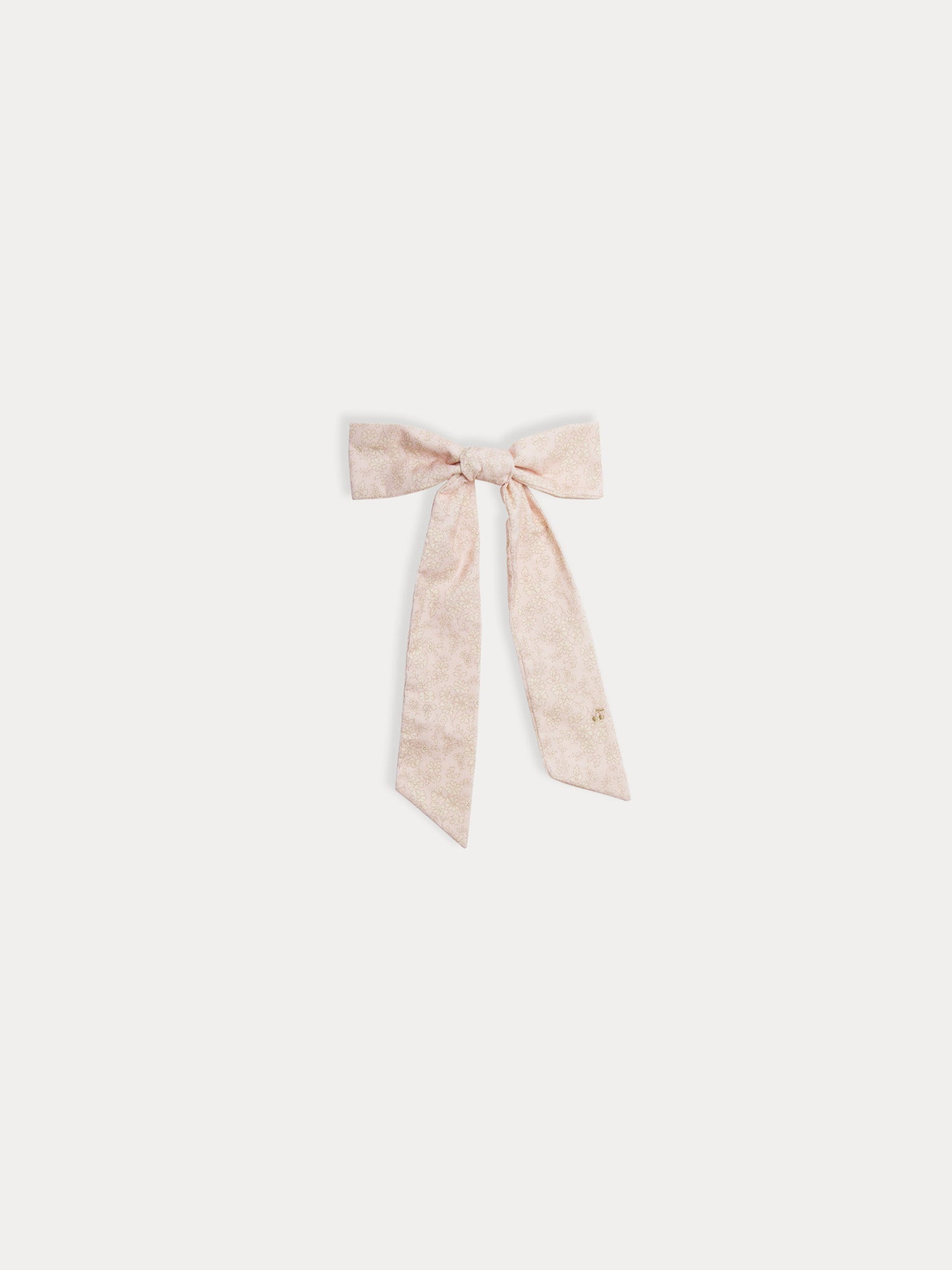 Girl | Domina Liberty Velvet Barrette | Pale Pink