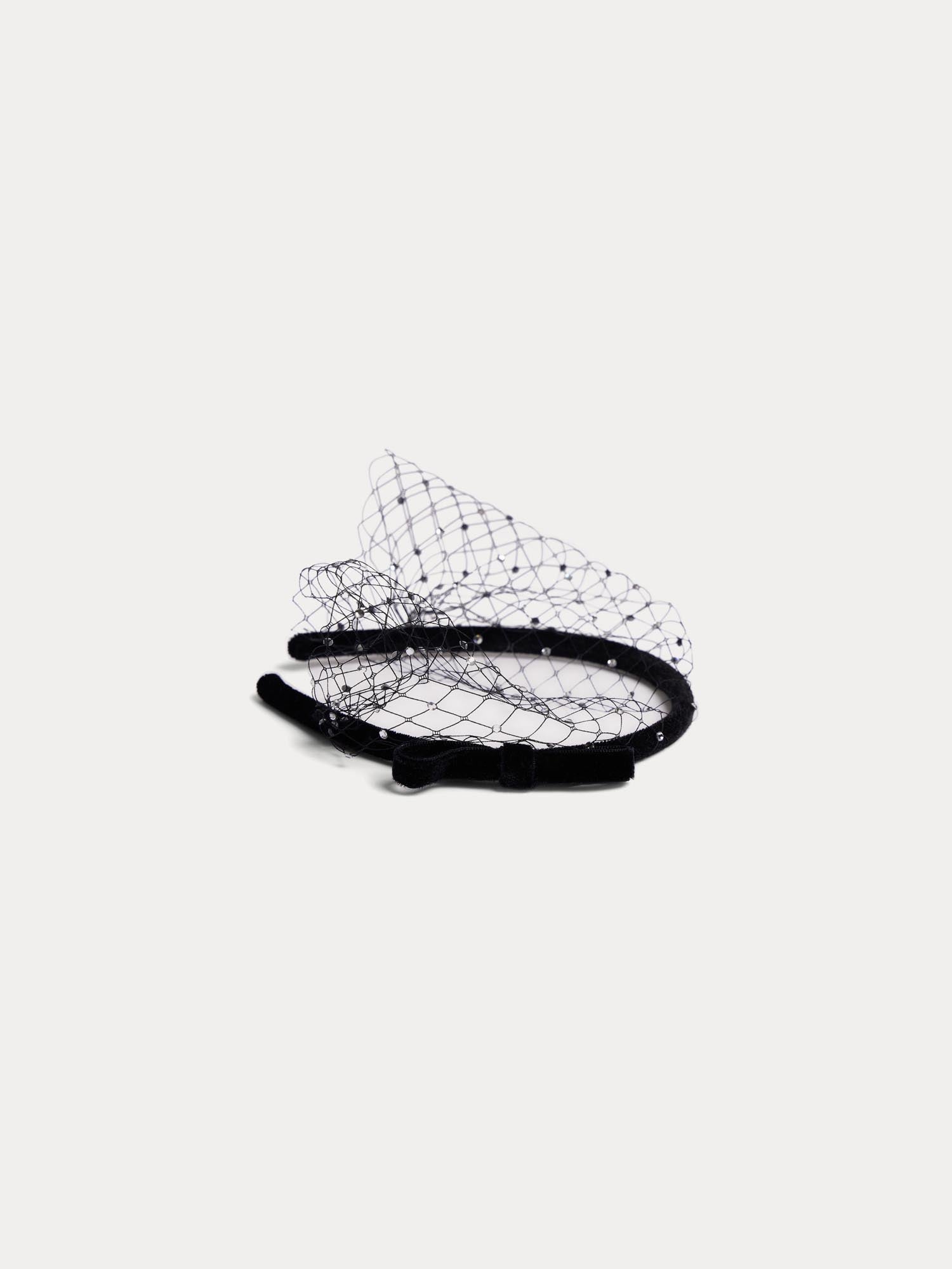 Girl | Gesse Velvet Headband | Noir