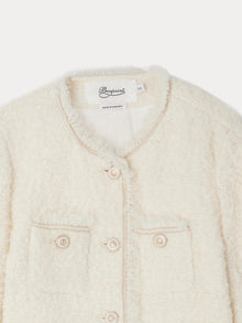 Girl | Giacinta Tweed Jacket | Ivory