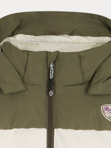 Girl | Deyna Two Tone Ski Down Jacket | Damson