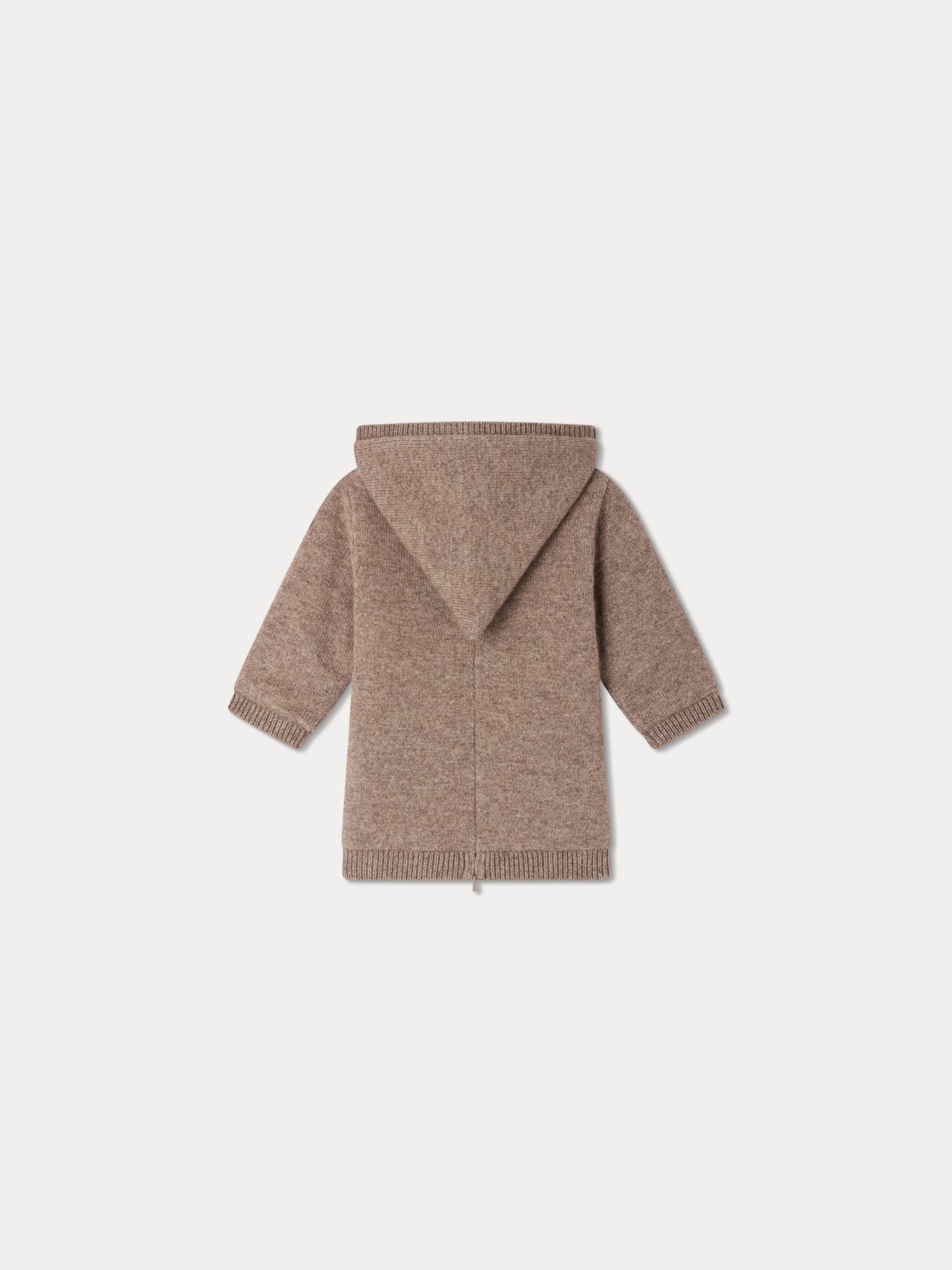 Unisex | Faburnou Wool And Cashmere Burnous | Heathered Brown