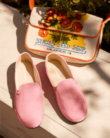 Women's Venetian Flat | Woven Color | Sorbet Pink - Womens All Weather Flats - Sorbet Pink - Soludos - 