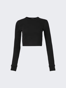 Women | WARDROBE.NYC X Hailey Bieber | Long Sleeve Tee | Black