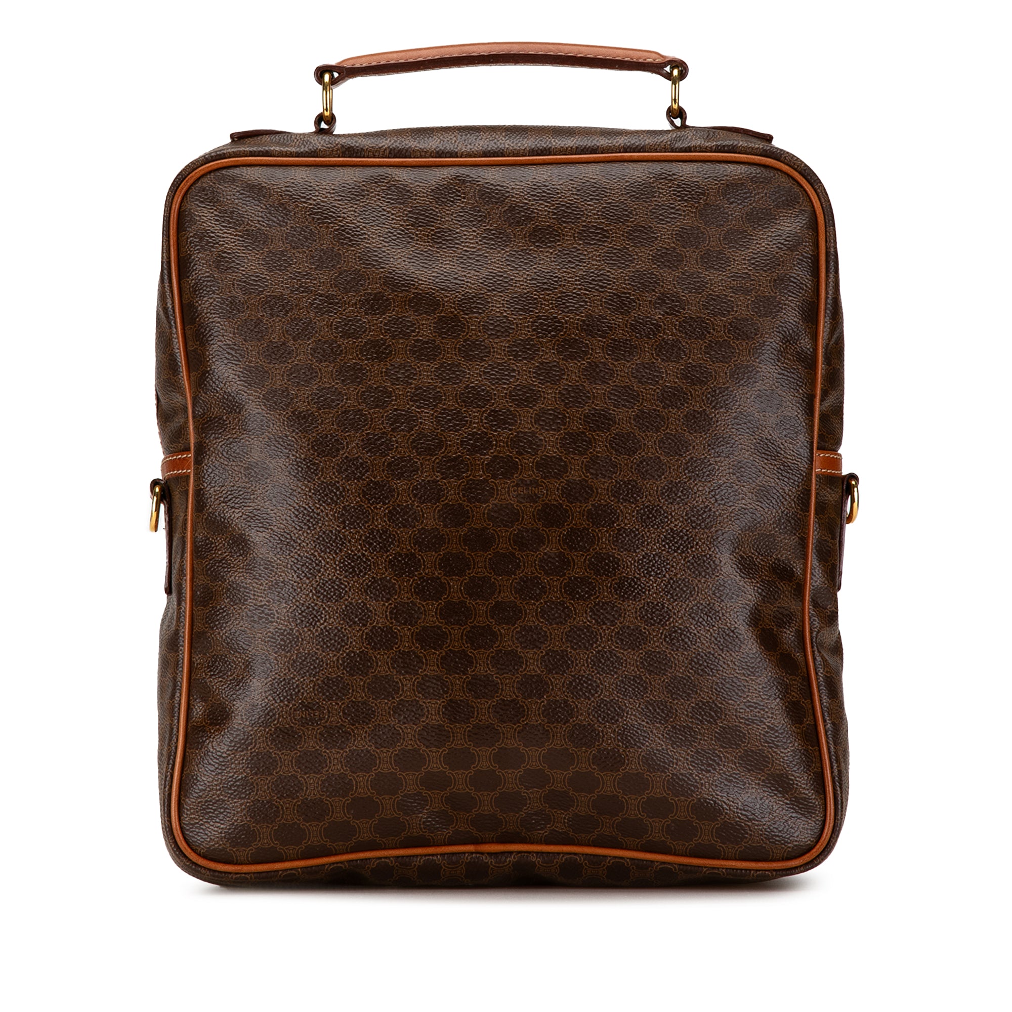 Celine | Pre-Owned Macadam Satchel | Brown