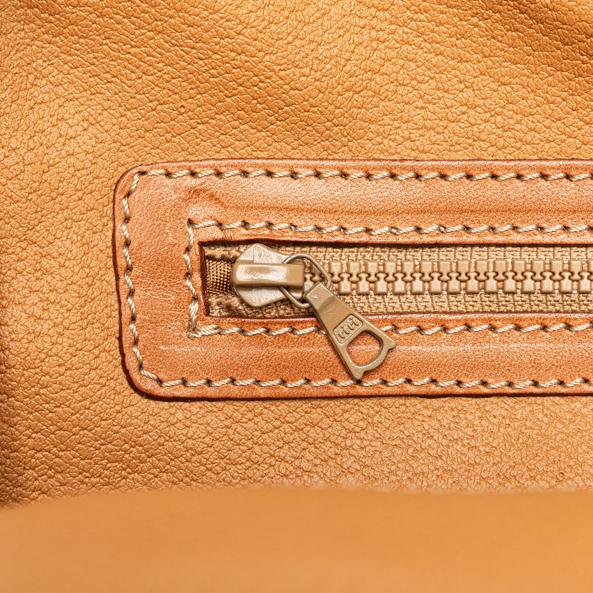 Celine | Pre-Owned Macadam Satchel | Brown