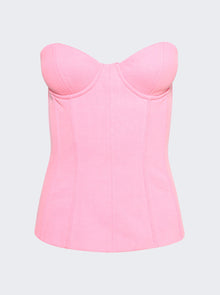Women | VETEMENTS | Molleton Corset | Pink
