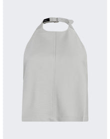 WARDROBE.NYC | Women | Backless Halter Top | Cement Grey