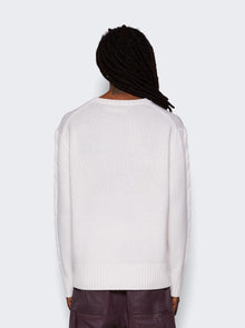 Men | NAHMIAS | Summerland Intarsia Crewneck Sweater | White