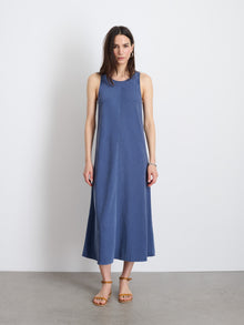 Women | Scarlett Slip Dress | Dusty Blue