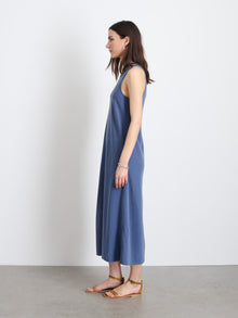 Women | Scarlett Slip Dress | Dusty Blue