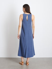 Women | Scarlett Slip Dress | Dusty Blue