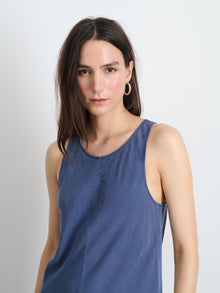 Women | Scarlett Slip Dress | Dusty Blue