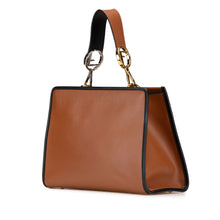 Fendi | Pre-Owned Small Leather Runaway Satchel | Brown/Camel