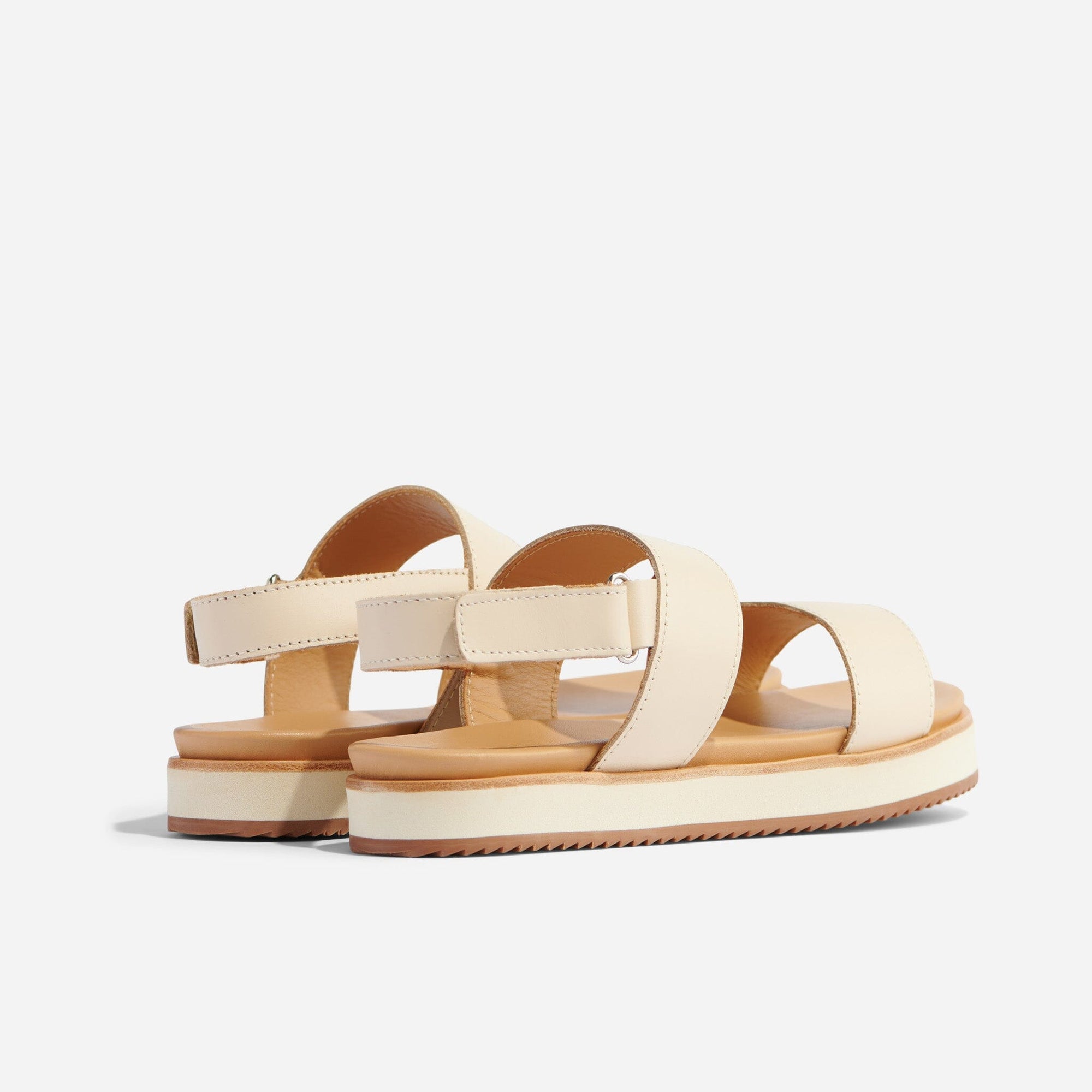 Go-To Flatform Sandal Bone Women's Leather Sandal Nisolo
