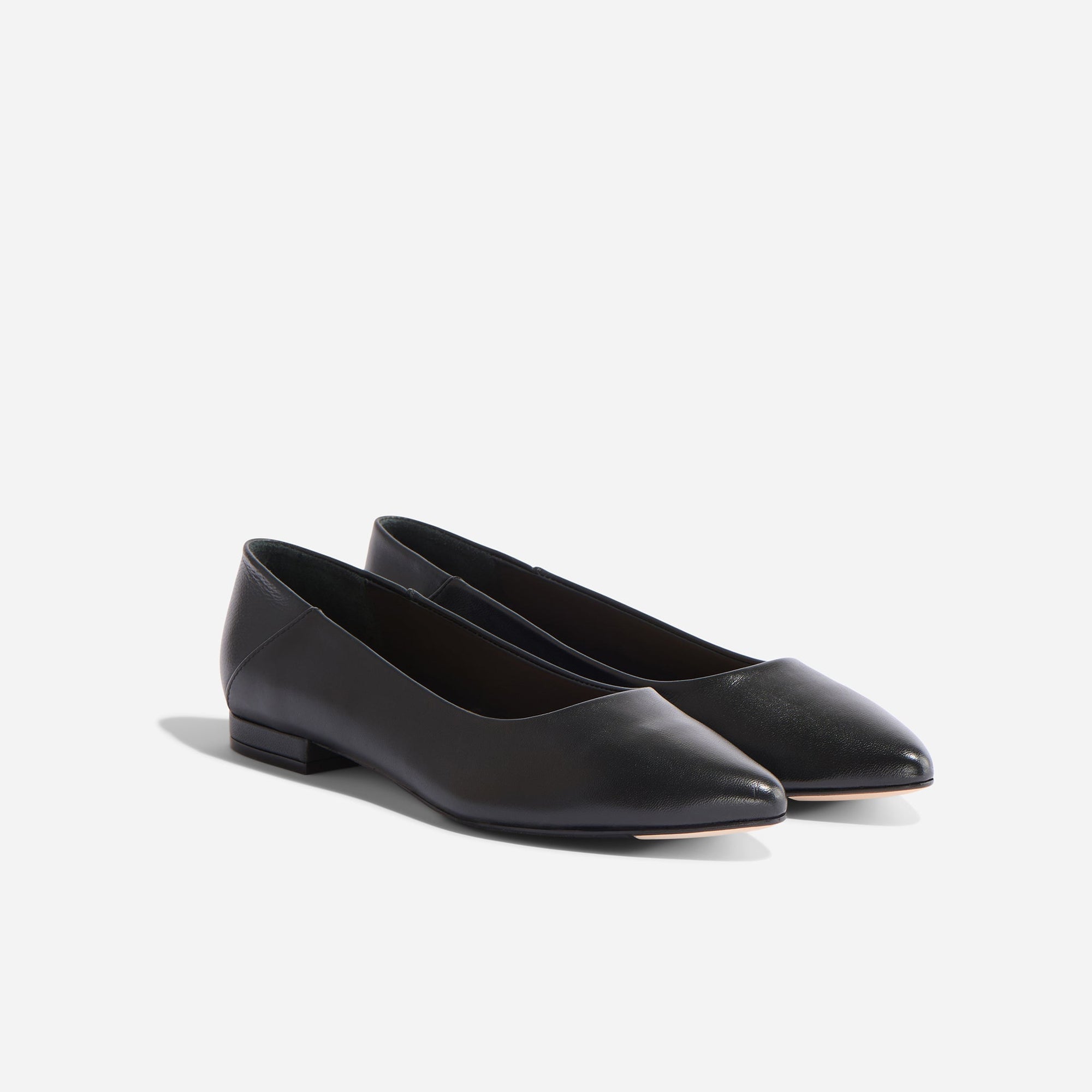 Womens | Fina Pointed Toe Flat | Black