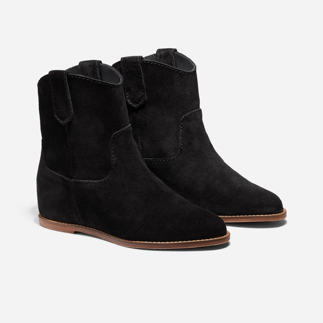 Womens | Amaya Bootie | Black Suede