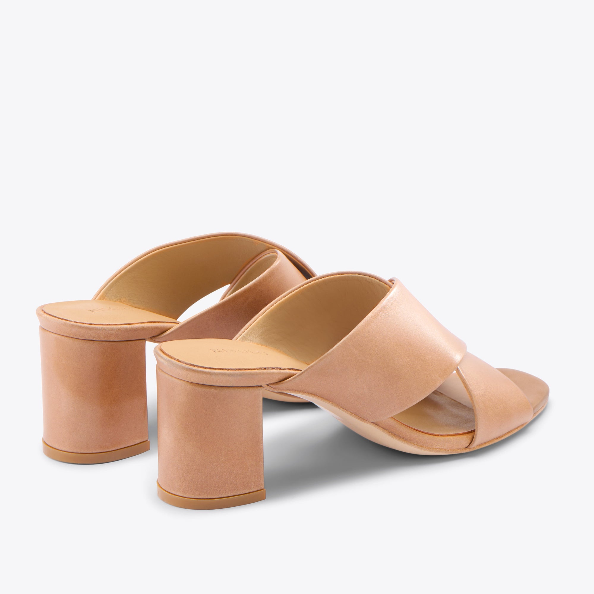 Womens | Carina Cross Strap Mule | Almond