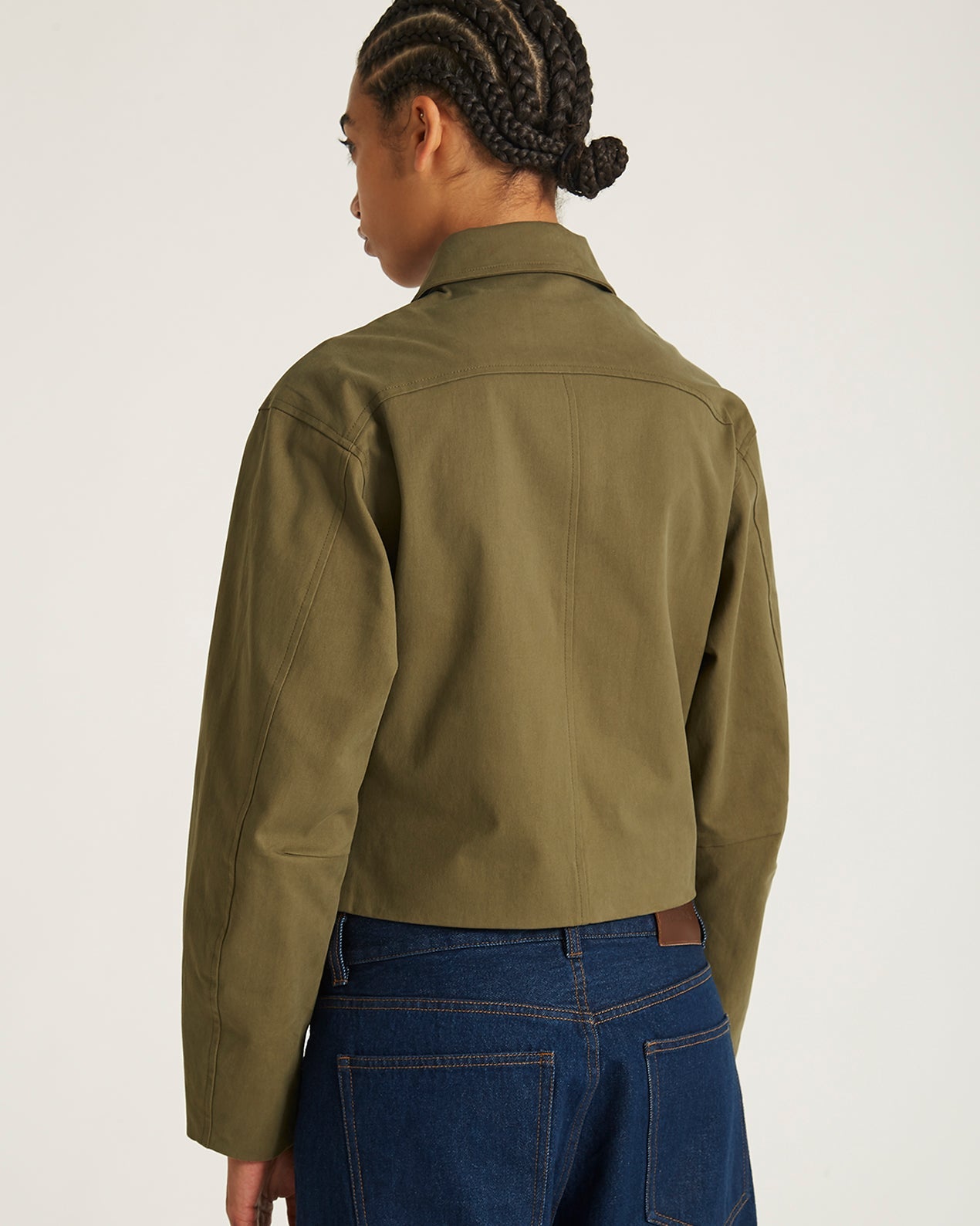 Army Green | Jiao Sanded Twill Jacket