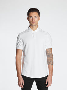 Mens | Prestige Signature-Fit Pima Cotton Polo | White