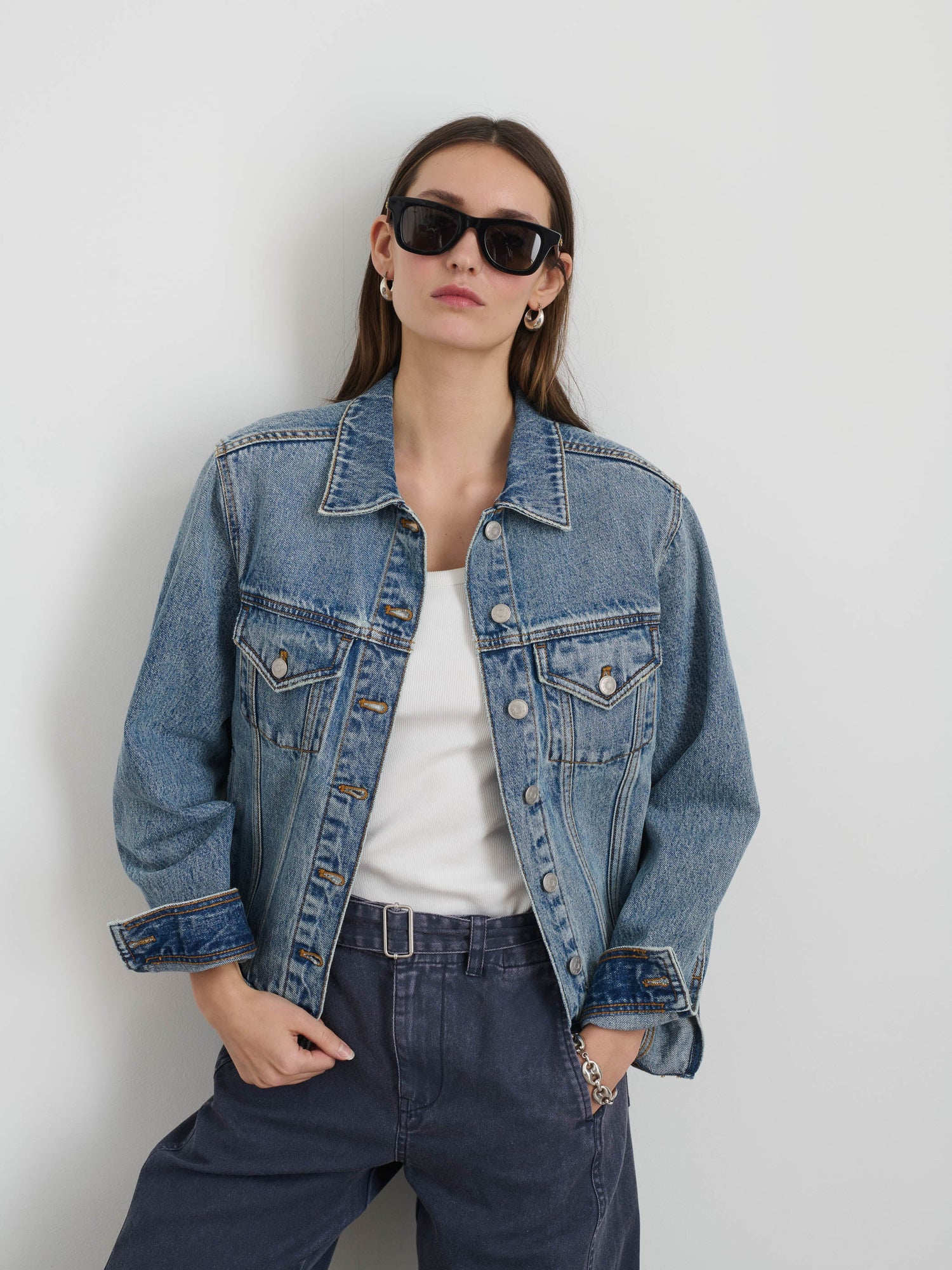 Women | The Denim Jacket | Akita Wash