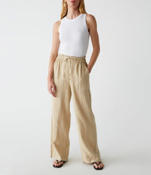 Jules Linen Pant | Natural