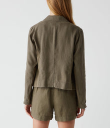 Pearson Linen Blazer | Camo