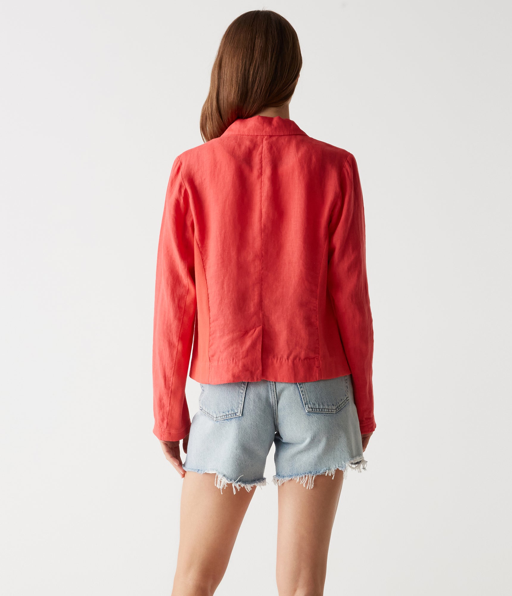 Pearson Ribbed Mixed Blazer | Spritz