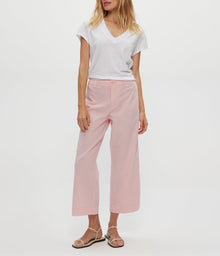 Geraldine Linen Straight Leg Pant | Bloom