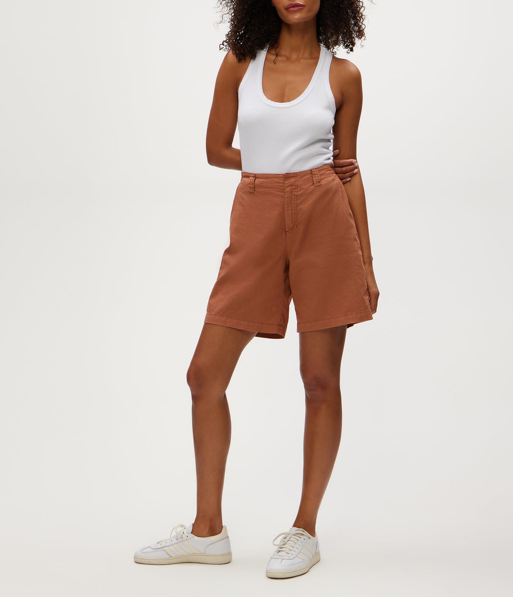 Velma Linen Short | Terra