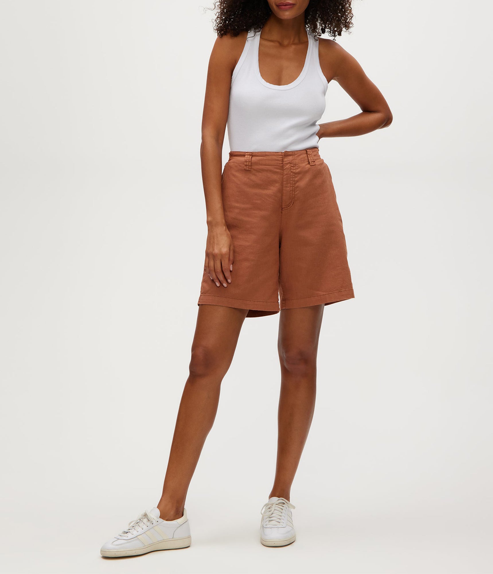 Velma Linen Short | Terra