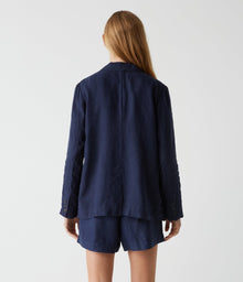 Lottie Linen Blazer | Nocturnal