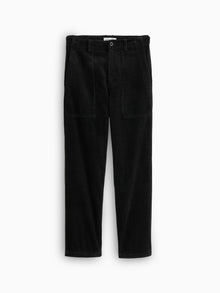 Women | The Neil Straight Leg Pant | Corduroy Black