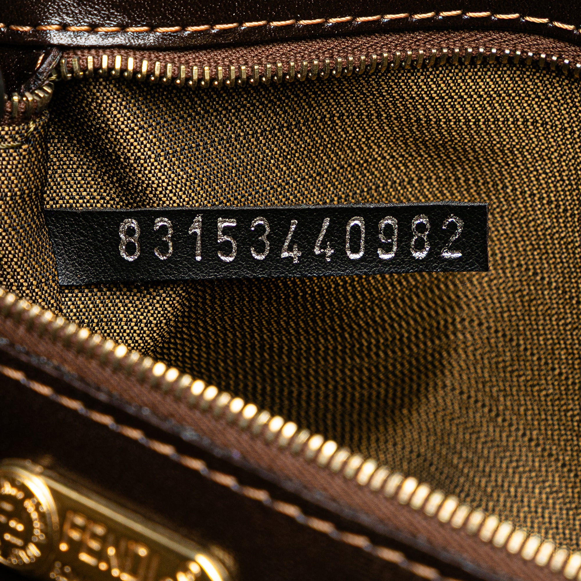 Fendi | Pre-Owned Zucca Canvas Shoulder Bag - I | Brown