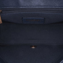 Chanel | Pre-Owned Chevron Sheepskin Stitched Chain Top Handle Flap | Black