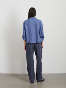Women | Gemma Top | Cupro Wild Blueberry